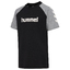 hmlJR LOGO T-SHIRT S/S blackgreymelange