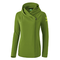 ESSENTIAL SWEATJACK MET CAPUCHON DAMES