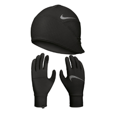 WOMEN'S ESSENTIAL RUNNING HAT AND GLOVE SET