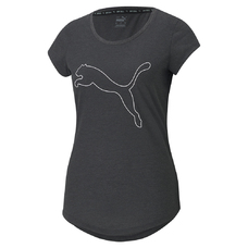 PERFORMANCE HEATHER CAT TEE W