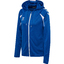 hmlCORE 2.0 ZIP HOODIE WOMAN truebluewhite