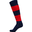 hmlESSENTIAL STRIPE FOOTBALL SOCKS marinetruered
