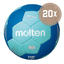 20er Ballset H2F1800-RB HANDBALL cyanblau