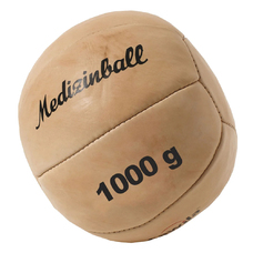 Leder Medizinball PRO 1,0 Kg