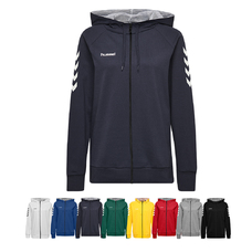 Set van 14 Go Cotton Zip Hoodie dames incl. bal en bedrukking